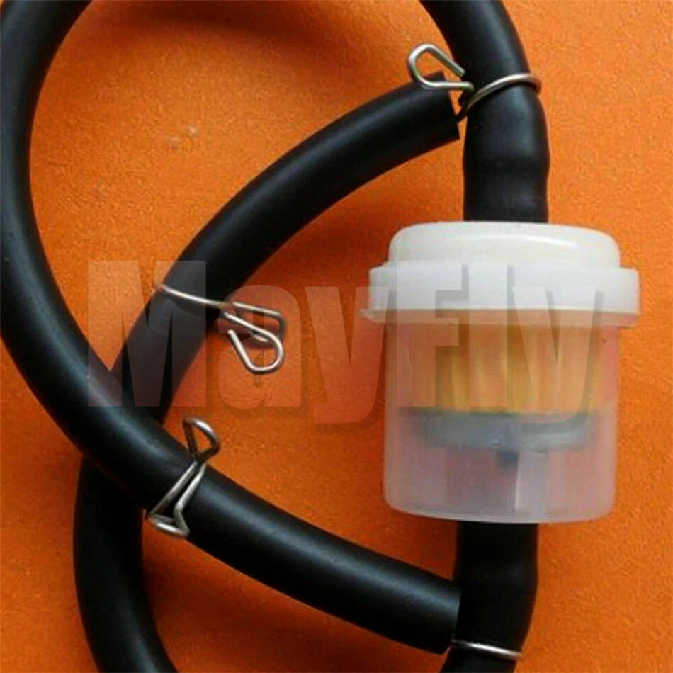4 pcs Petrol Gas Gasoline Oil Fuel Filter Moped Scooter Dirt Bike ATV Go Kart - Image 3 of 4