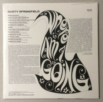 ★ダスティ・スプリングフィールド / Where Am I Going (LP) Dusty Springfield (ダスティ・スプリングフィールド) - Where