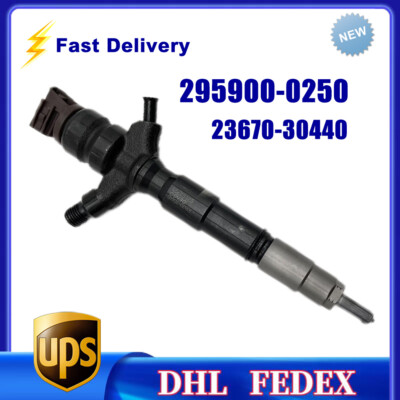 23670-30440 Common Rail Diesel Fuel Injector 295900-0250 for Toyota Hiace Dyna
