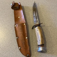 CHINOOK D & L 10 Made In Germany Fixed Blade Knife W Mora Sheath