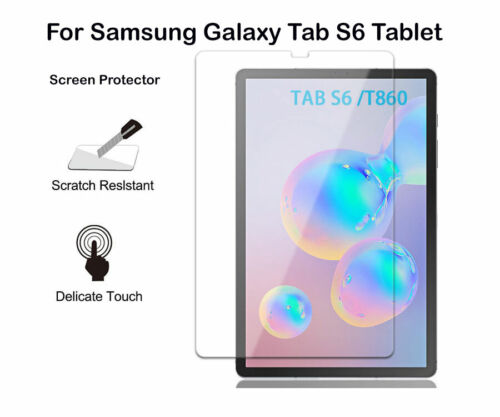 For Samsung Galaxy Tab S6 T860  PET Ultra Clear/Tempered Glass Screen Protector - Picture 1 of 3