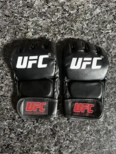 UFC MMA Fight Gloves Black One Pair - For Autographs - Ship from USA