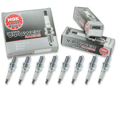 8 pc NGK 5238 R5671A-9 V-Power Racing Spark Plugs for W3CO W3CC W3C0 W3C as
