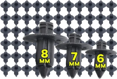 MOTORCYCLE PARTS Car Motorcycle Plastic Fairing Rivet Setting Panel Fastener Clips 6mm 7mm 8mm