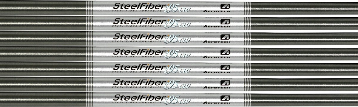 希少　Aerotech SteelFiber i95 シャフト （R) Aerotech SteelFiber 95 Graphite Iron Shafts - .370