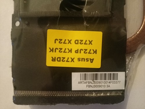 ventilateur / refroidisseur pour ASUS X72J K72JP K72JK X72D X72J - Photo 5/6