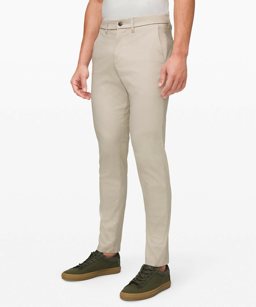 NEW LULULEMON Commission Pant Slim 28 36 Birch Beige 34 NEW LULULEMON Commission Pant Slim 28 36 Birch Beige 34