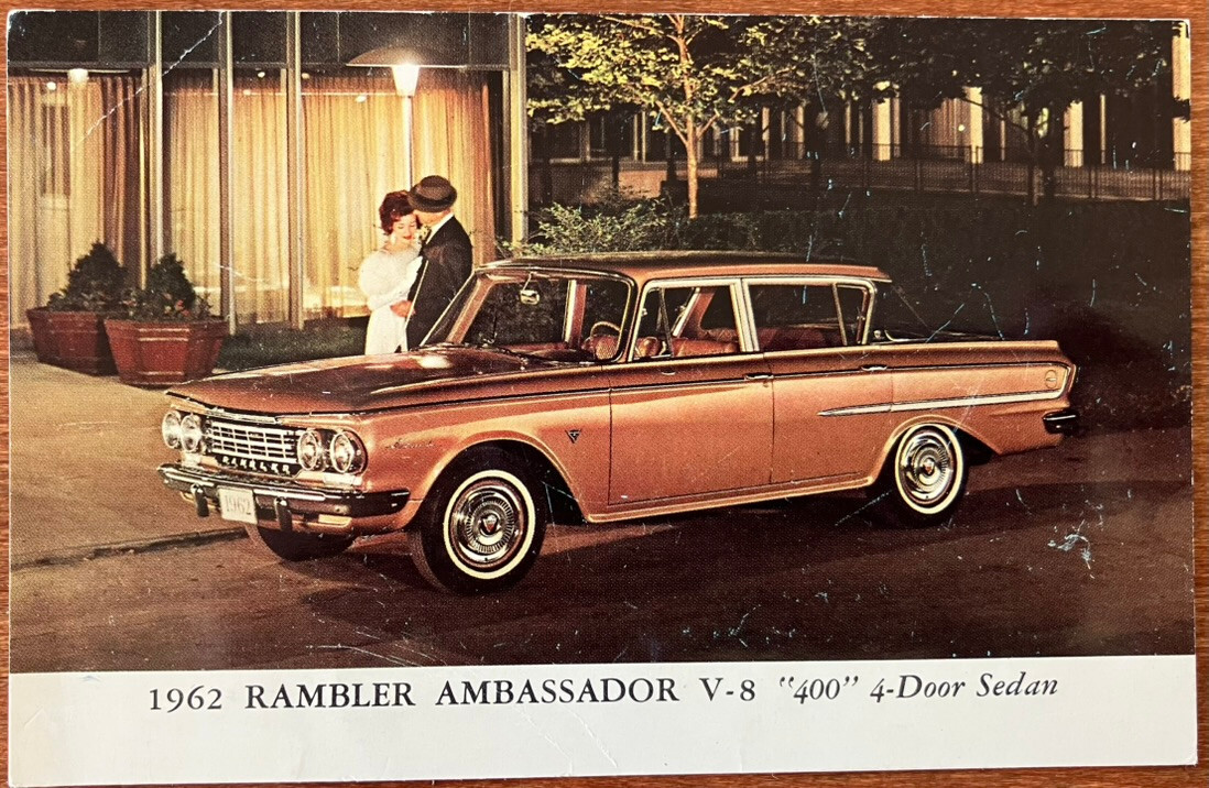 Car Automobile 1962 Ambassador V-8 by Rambler 