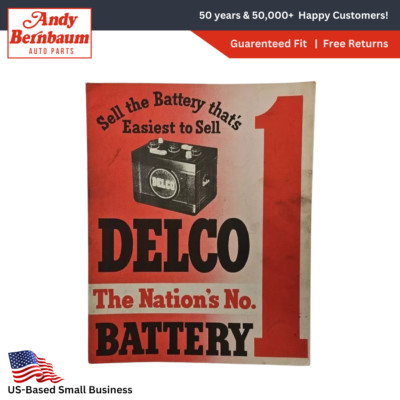 1950 Ford Chevrolet Chrysler AMC Dodge United Motor Delco Batterie Sales Katalog