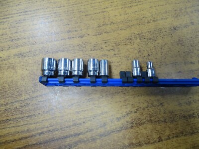 7 Matco 6pt 1/4'' drive Metric Shallow sockets