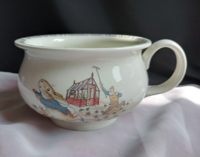 Beatrix Potter Peter Rabbit Wedgewood Keramik Kammertopf Kindertöpfchen