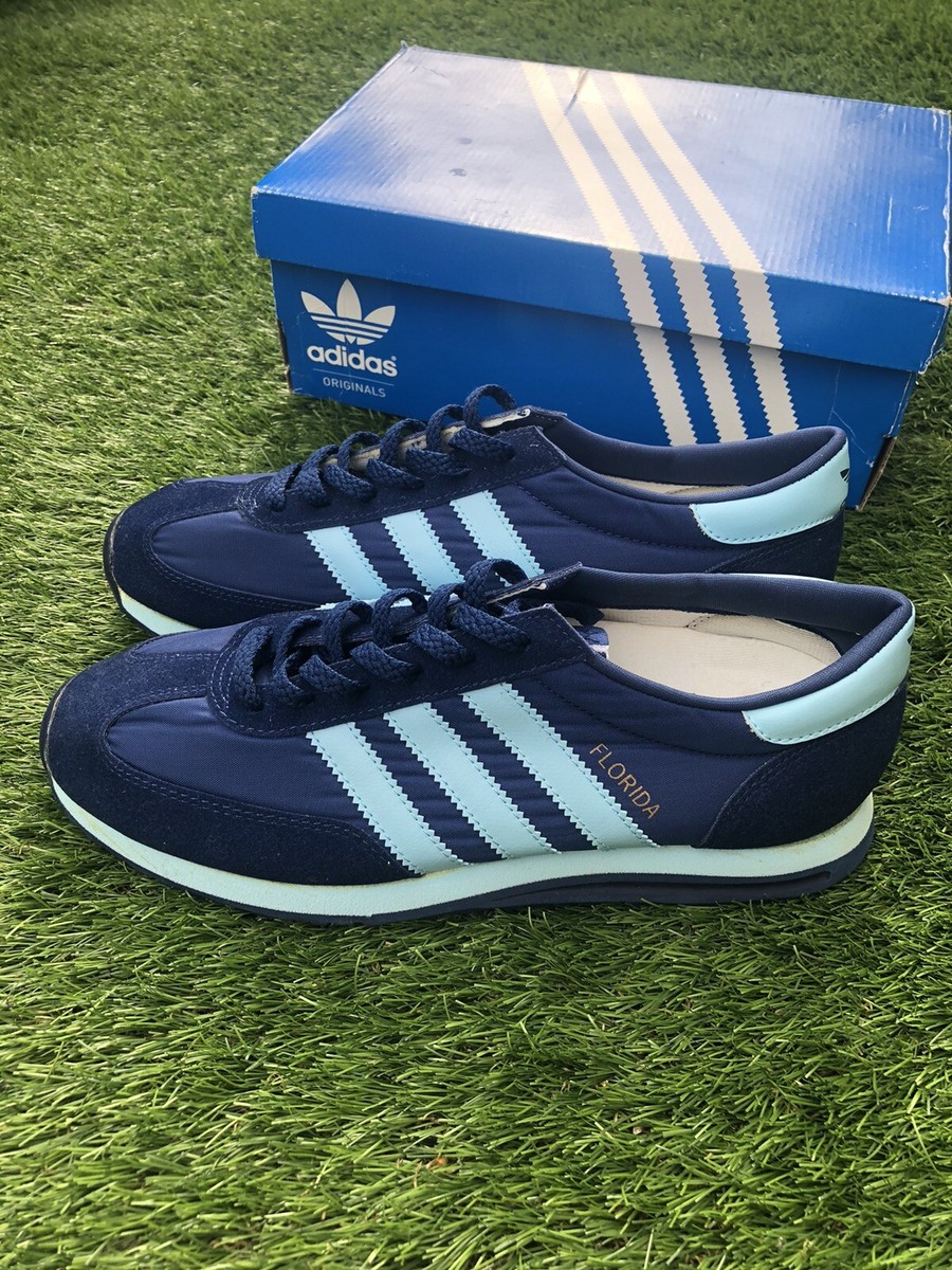 SUPER RARE VINTAGE ADIDAS FLORIDA TRAINERS,1980s NEVER