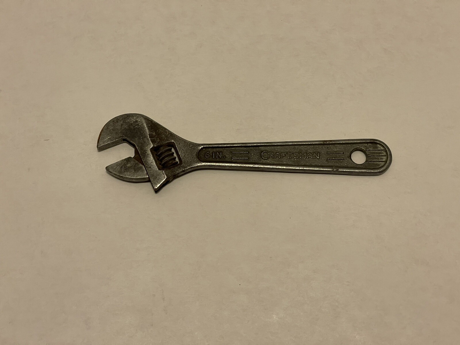 Vintage Craftsman Adjustable Wrench Six Inch Circle Y USA eBay