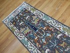 Turkish Oushak(Tree Of Life)Birds Multicolored Handmade Bohemian Rug 2.5x8.9 Ft — photo 8