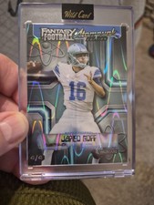 2026 Fantasy Football Atompunk Edition Color Match Jared Goff 4/4 Silver Wave