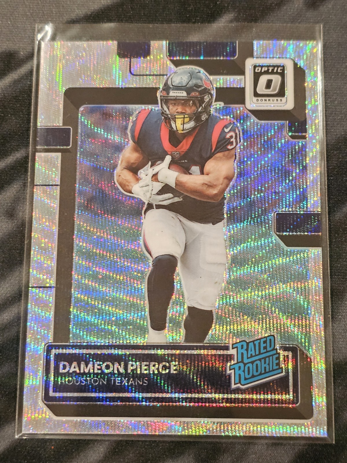 2022 Panini Donruss Optic Wave Prizm 190/300 Dameon Pierce #240 Rookie RC