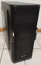 Sharkoon T3-V ATX Midi Tower Computer Gehäuse mit 3x 5.25' Schächten, Schwarz