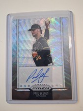 2026 Panini Prizm Baseball Paul Skenes Silver Wave Prizm Auto /199 #TBS-PS