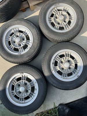 JDM Rare Classic Car Wheel Set ENKEI MAG RACING 135.5JJ +20 PCD114.3 4 No Tires