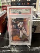 BROOKS LEE 2022 Bowman Chrome Draft Refractor 1st Prospects PSA 10 BDC153 Card