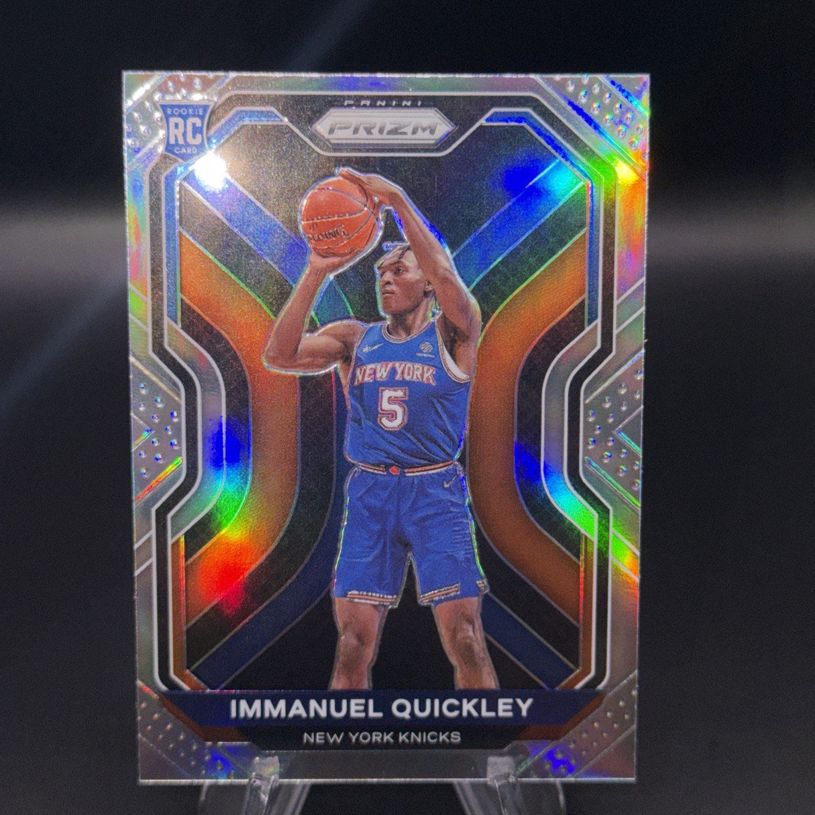 2020-21 Panini Prizm - Immanuel Quickley #296 Silver Prizm (RC) New York Knicks