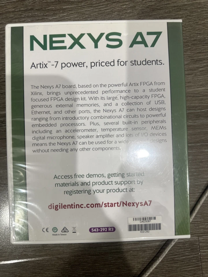 Digilent Nexys A7 DDR FPGA Board Artix-7 - Image 2 of 4