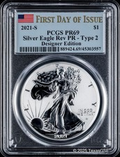 2021 $1 Silver Eagle - Type 1 (Regular Strike) Silver Eagles