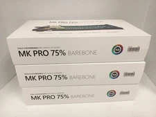 Lot of 3 Inland MK PRO 75% Barebone Mechanical Keyboard   *FOR PARTS*  #1