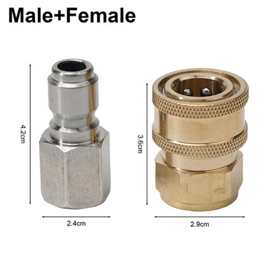 #ad #ad New High Quality Water Hose Foam Nozzle Male Female Pressure Tools Quick Release AU $13.76