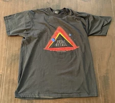 Vintage Total Recall 1990 Screen stars Arnold Schwarzenegger Promo T-Shirt: XL