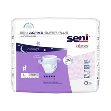 Seni Disposable Underwear Large Heavy 8 Ct