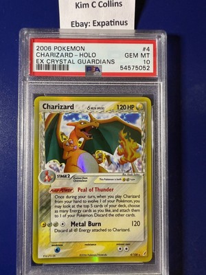 2006 charizard pokemon card Charizard 2006 Pokmon TCG EX Crystal Guardians Holo #4 (Ungraded) - 2006