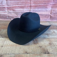 Men's 50X Western Cowboy Taco Brim Felt Hat Texana Wool Black vaquero Tejana