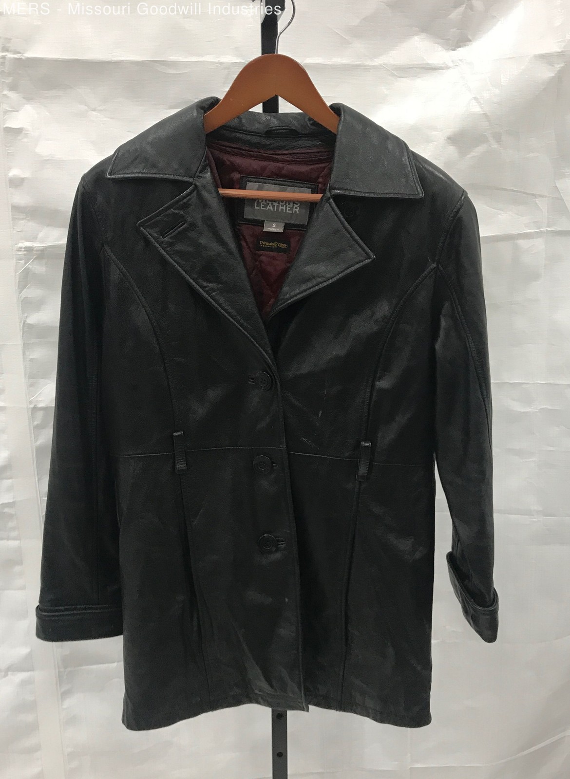 Wilsons Leather Black Solid Thinsulate Ultra Insu… - image 1