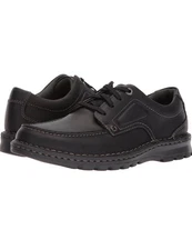 Men's  Clarks Vanek Apron Black Oily Full Grain Leather Size 7.5M