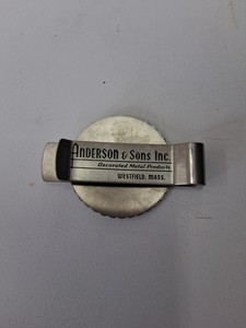 Vintage 1955-1982 Clip On Perpetual Calendar Anderson & Sons Inc Westfield Mass