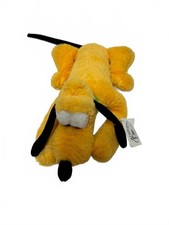 Disney Parks Authentic Pluto Plush 10  Lying Down Stuffed Animal with Tag