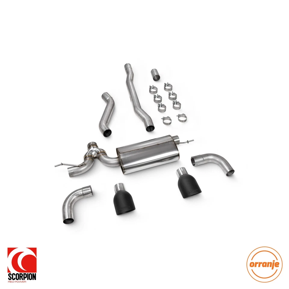 Sistema trasero de escape Scorpion GPF MINI Clubman F54 2019-24 - cerámica negra 114 mm  - Imagen 2 de 3
