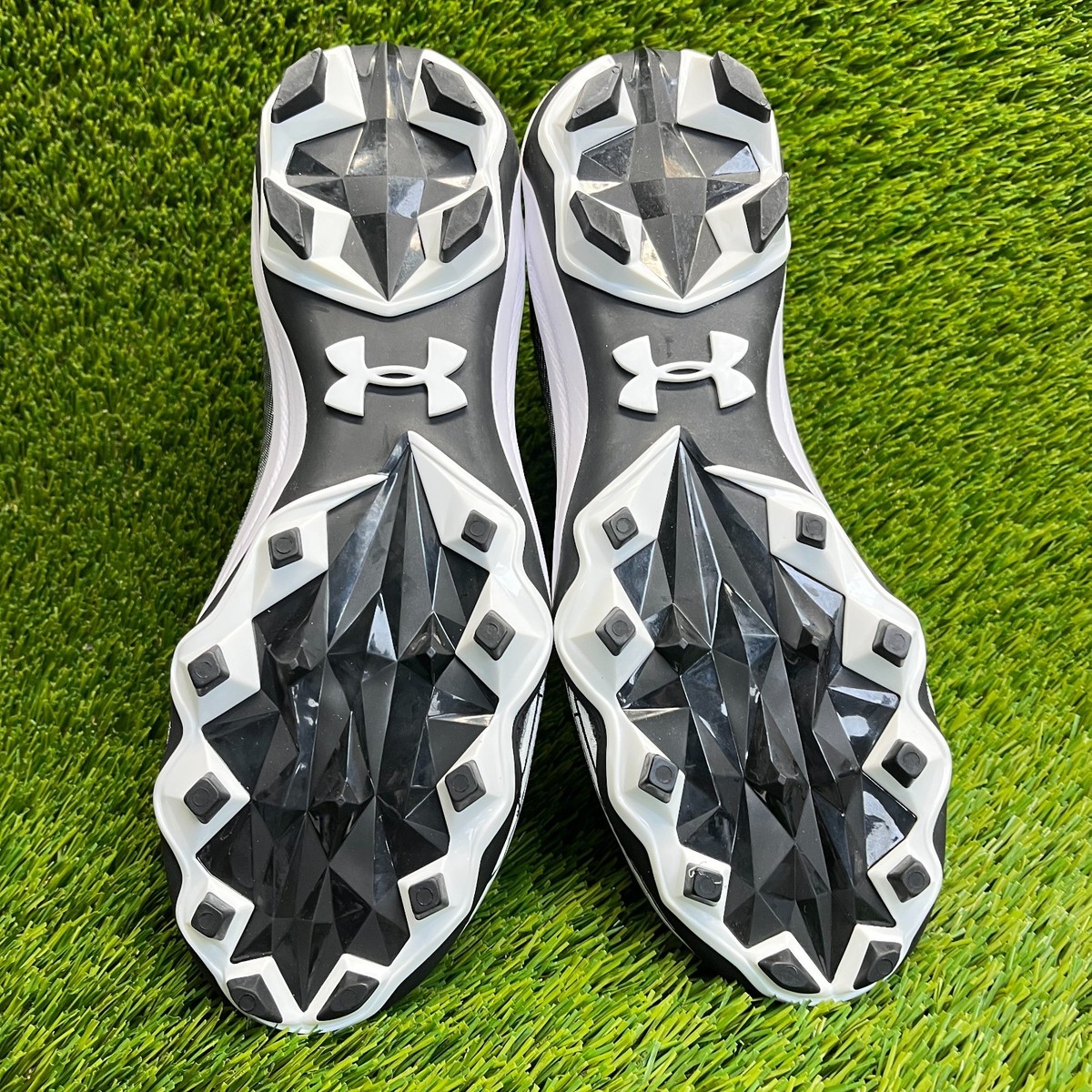Under Armour Hammer MC 2.0 Mens Size 8.5 Black White Running