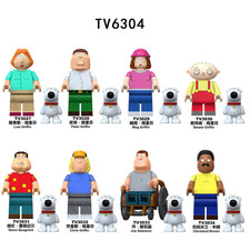Family Guy Custom LEGO Minifigures Peter Griffin Family 8 Figure Set