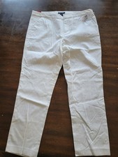 NWTD Tommy Hilfiger 10 June Bright White Pants 122359