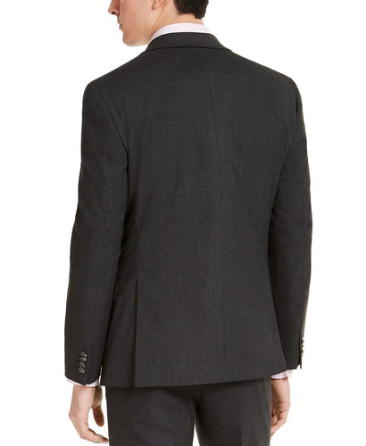 Alfani Men's Slim Fit Stretch Solid Suit Jacket Charcoal Grey 40R