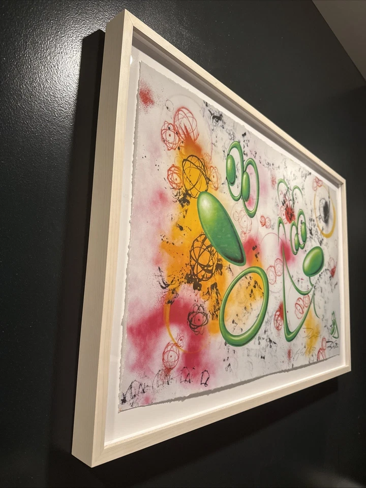 Futura 2000 x Kenny Scharf “Kenny And Lenny” Impresión Edición Firmada De 100 Enmarcados Foto 2 de 2