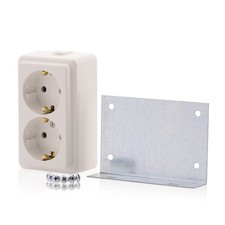 Presa doppia distributore multimediale Distributore di comunicazione con staffa