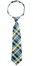 Elegant Classic Plaid 24 months - 4 years Dark Green and Yellow and Navy Blue