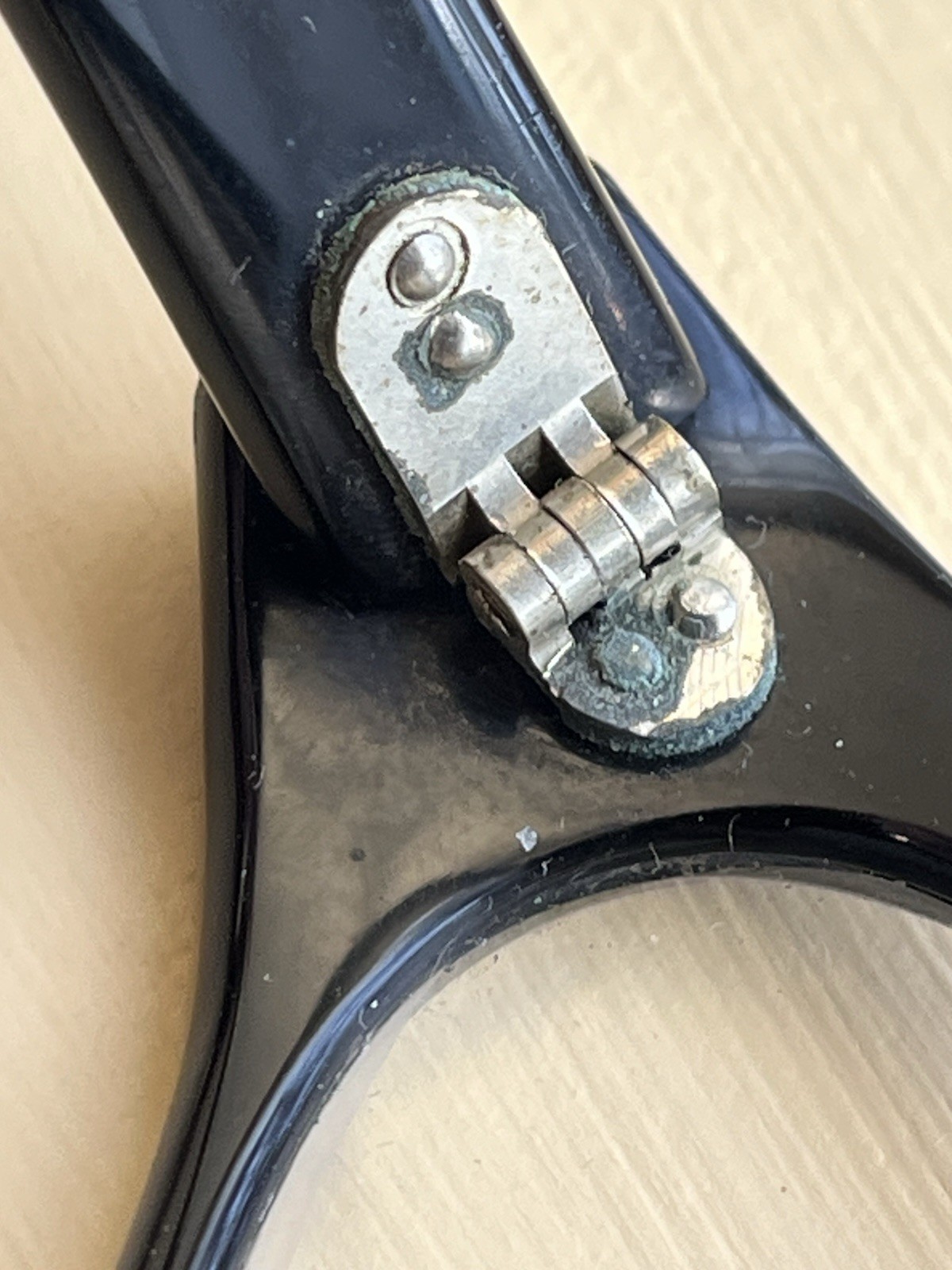 Vintage Black Cat Eye Glasses With Rhinestones - image 6