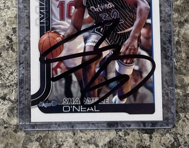 SHAQ Shaquille O Neal Autographed Topps Flagship NBA Card Hand Signed Magic TTM - Imagem 3 de 4