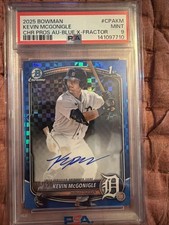 2025 Bowman Baseball Blue X-Factor Auto /150 Kevin McGonigle PSA 9