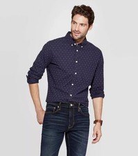 Men's Top GOODFELLOW  CO Long Sleeve Button-Down SIZE MEDIUM