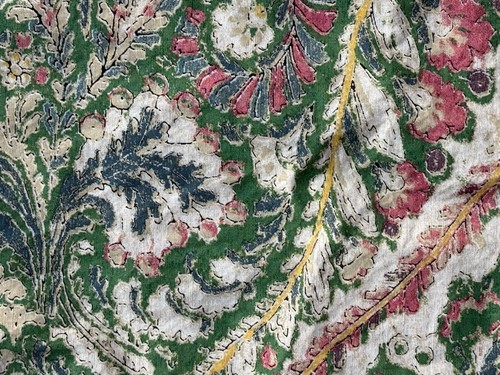 RALPH Lauren FULL QUEEN Comforter Pair STANDARD SHAMS Allie Green PAISLEY EUC! - Picture 5 of 18